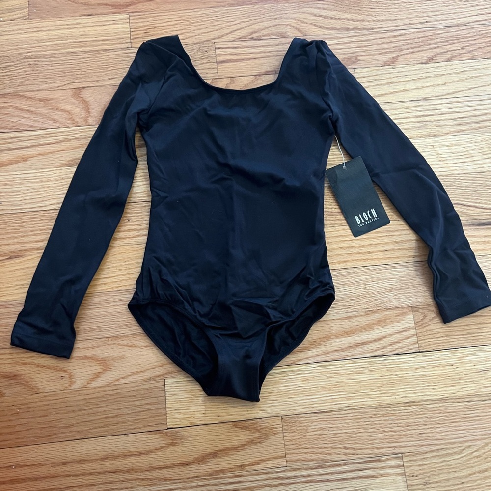Black Long Sleeve Leotard